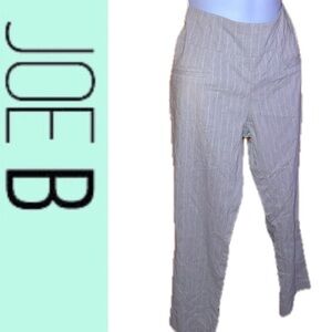 JOE B. Pinstripe Career Pants 🩶🤍🌸